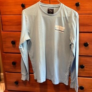 Mens Abercrombie and Fitch Long Sleeve Logo Tee